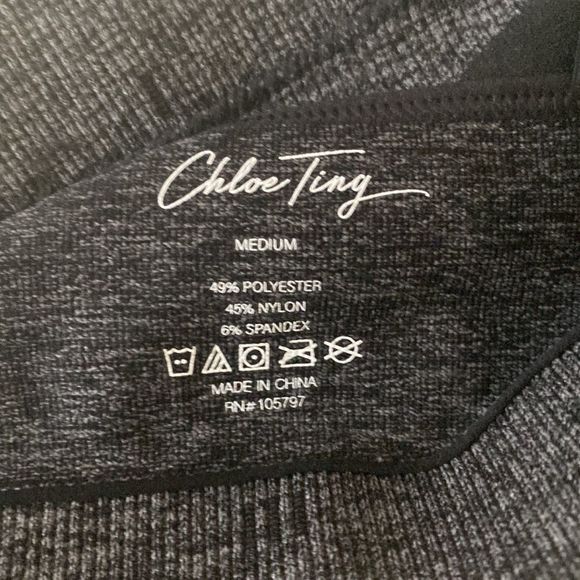 Chloe Ting Women's Seamless Sports Bra with Wide Bottom Band Size Medium - Picture 5 of 5